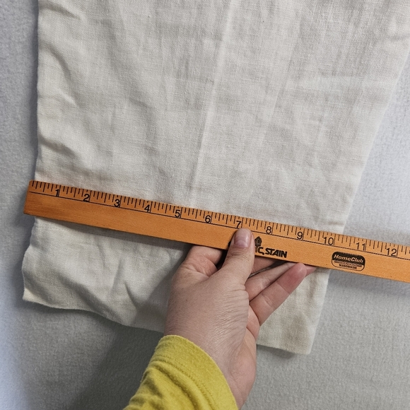 Chico's 100%Linen  Pants In Ivory Color Chicos Size 2.5 =M - Picture 7 of 9